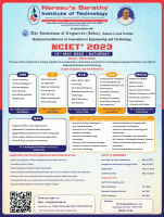  National Conference on Innnovation in Engineering and Technology NCIET'23 National Conference Poster